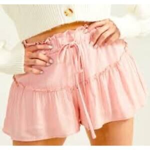 Altered State Pink Flowy Skort Womens Size Small